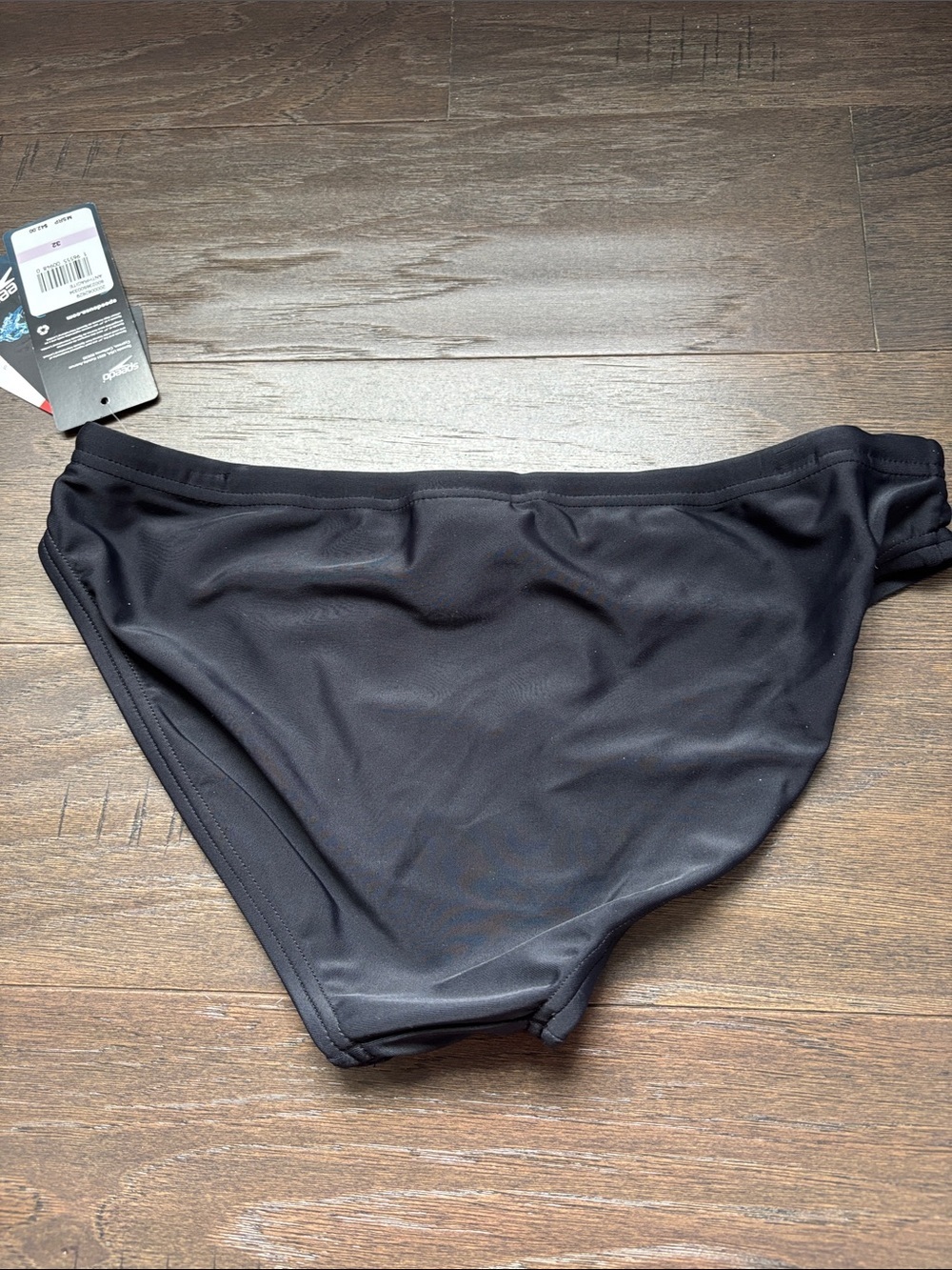 Speedo Anthracite UPF 50+, chlorine resistant, Eco flex performance swim briefs - Picture 6 of 6
